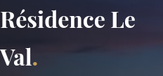 Logo Résidence Le Val